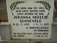 Johanna Neeltje Middelburg-Sonneveld